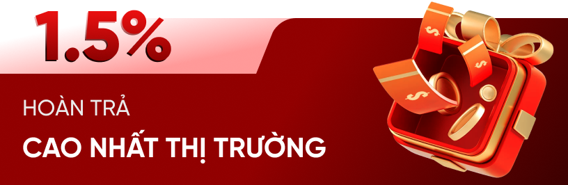 Hoàn trả vô tận 1,5%